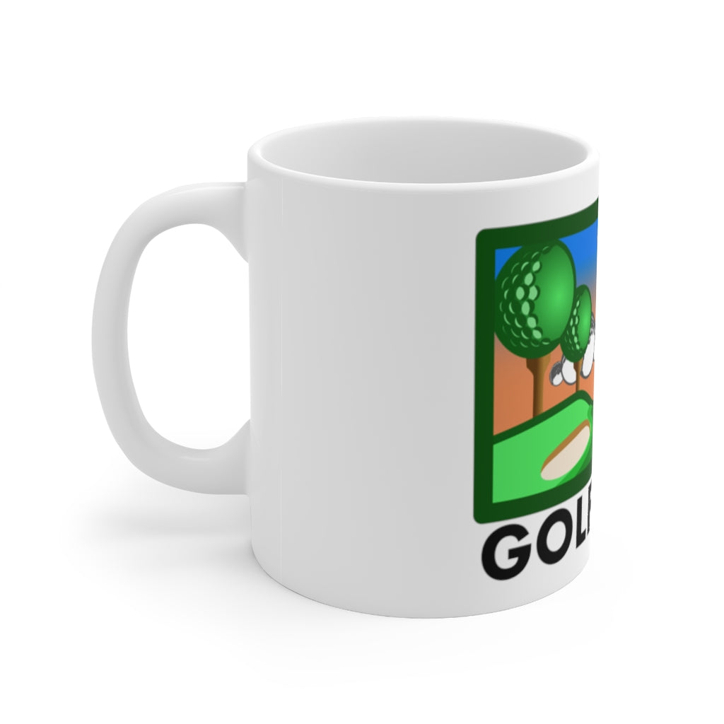Golf Is Life Ceramic Mug 11oz  Super Fly Golf