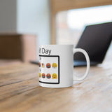 Emoji Golf Day Ceramic Mug 11oz