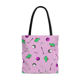 Pink Golf Tote Bag