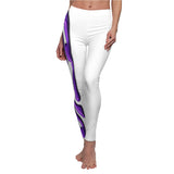 Comfy 3-D Purple Golf Women's Casual Leggings