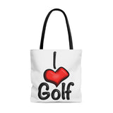 I ❤️ Golf Tote Bag