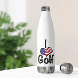 I ❤️ Golf U.S.A. - 20oz Insulated Bottle