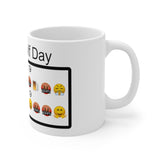 Emoji Golf Day Ceramic Mug 11oz