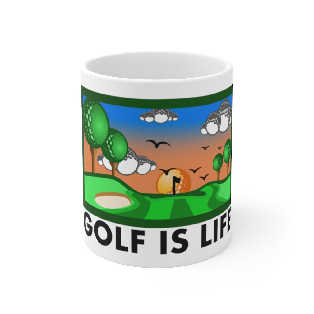Golf Is Life Ceramic Mug 11oz – Super Fly Golf