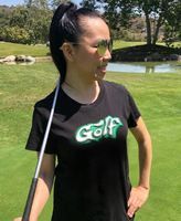 Retro Golf mint green 3-D