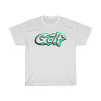 Retro Golf mint green 3-D