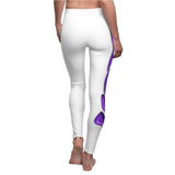 Comfy 3-D Purple Golf Women's Casual Leggings