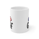 I Love Golf USA Ceramic Mug 11oz