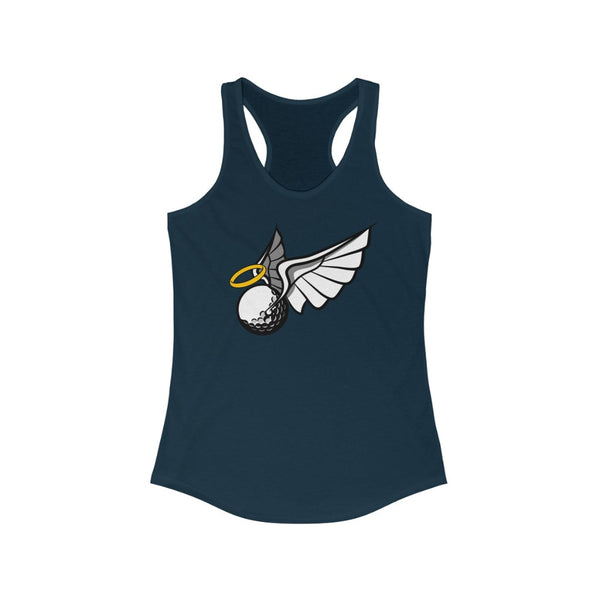Women's Racerback Tank Top With Eagle Design | 100% Cotton Sports Tank | Flying Eagles Graphic