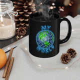 My World Black Mug 11oz