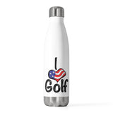 I ❤️ Golf U.S.A. - 20oz Insulated Bottle