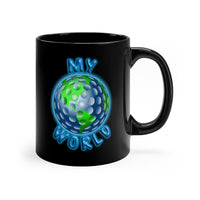 My World Black Mug 11oz