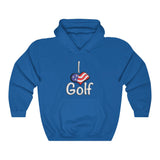 I ❤️ Golf 3-D U.S.A. Hoodie