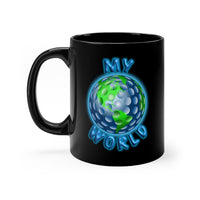 My World Black Mug 11oz