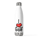 I ❤️ Golf 20oz Insulated Bottle