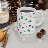 Golf Print Ceramic Mug 11oz